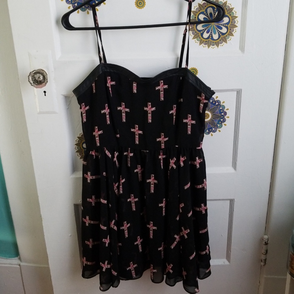 Forever 21 Cross Mini Dress
